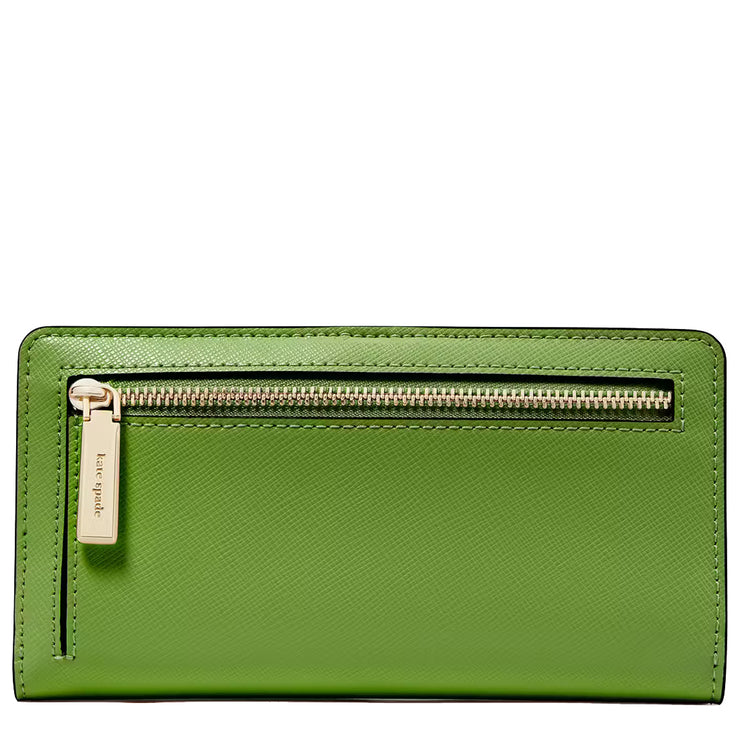 Buy Kate Spade Madison Large Slim Bifold Wallet in Turtle Green KC579 Online in Singapore | PinkOrchard.com