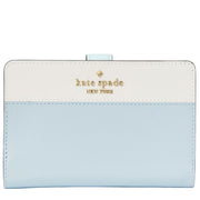 Front View of Kate Spade Madison Medium Bifold Wallet - Crisp Sky Multi KC511