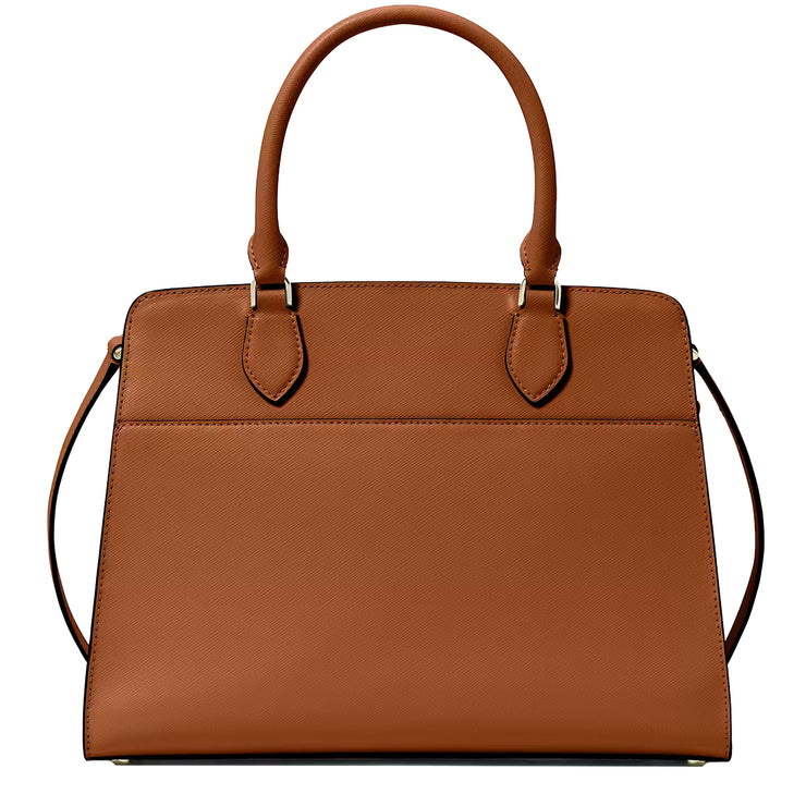 Back View of Kate Spade Madison Medium Satchel Bag - Cavern Clay KC436