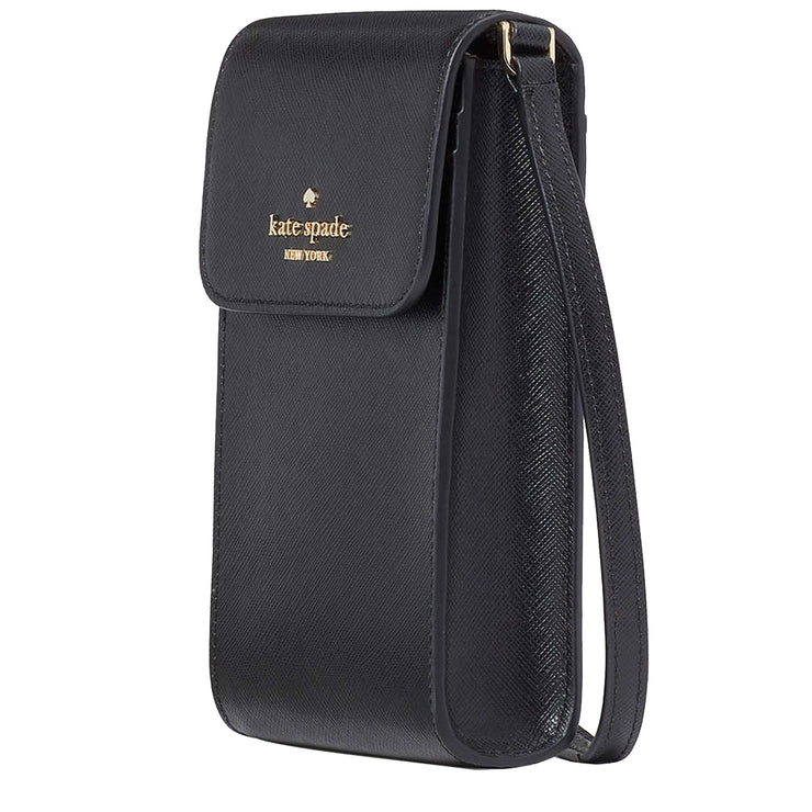 Buy Kate Spade Madison North South Flap Phone Crossbody Bag in Black kc592 Online in Singapore | PinkOrchard.com