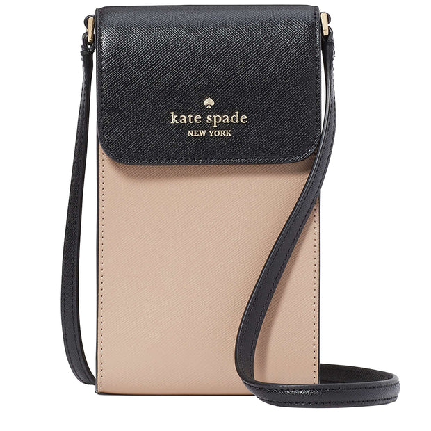 Buy Kate Spade Madison North South Flap Phone Crossbody Bag in Toasted Hazelnut Multi kc512 Online in Singapore | PinkOrchard.com