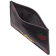 Buy Kate Spade Madison Rose Toss Printed Small Slim Card Holder in Black Multi ke995 Online in Singapore | PinkOrchard.com