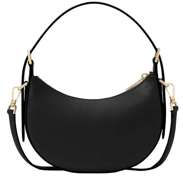 Buy Kate Spade Madison Saffiano Leather Crescent Shoulder Bag in Black KK949 Online in Singapore | PinkOrchard.com