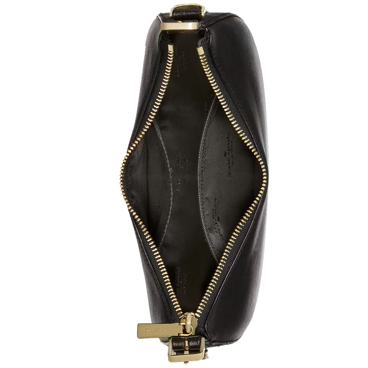 Buy Kate Spade Madison Saffiano Leather Crescent Shoulder Bag in Black KK949 Online in Singapore | PinkOrchard.com