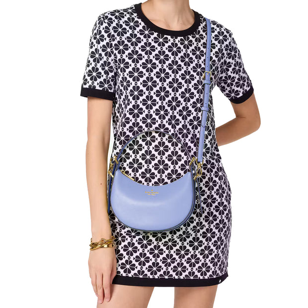 Buy Kate Spade Madison Saffiano Leather Crescent Shoulder Bag in Frosted Blueberry KK949 Online in Singapore | PinkOrchard.com