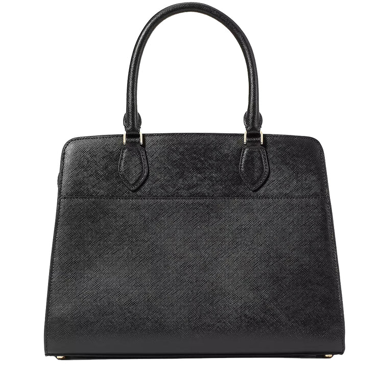 Buy Kate Spade Madison Saffiano Leather Medium Satchel Bag In Black kc436 Online in Singapore | PinkOrchard.com