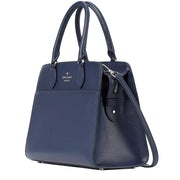 Buy Kate Spade Madison Saffiano Leather Medium Satchel Bag In Parisan Navy kc436 Online in Singapore | PinkOrchard.com