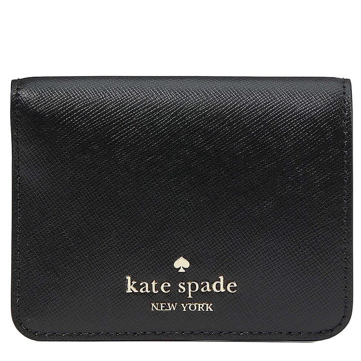 Buy Kate Spade Madison Saffiano Leather Small Bifold Wallet in Black kc581 Online in Singapore | PinkOrchard.com