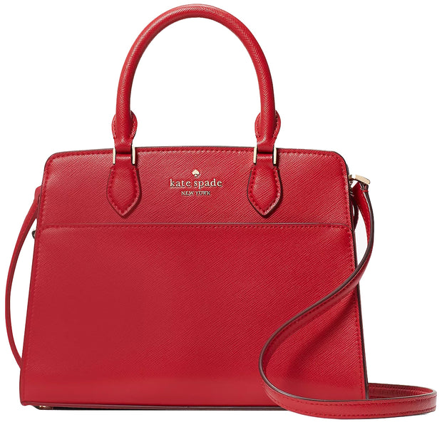 Buy Kate Spade Madison Saffiano Leather Small Satchel Bag in Candied Cherry kc437 Online in Singapore | PinkOrchard.com