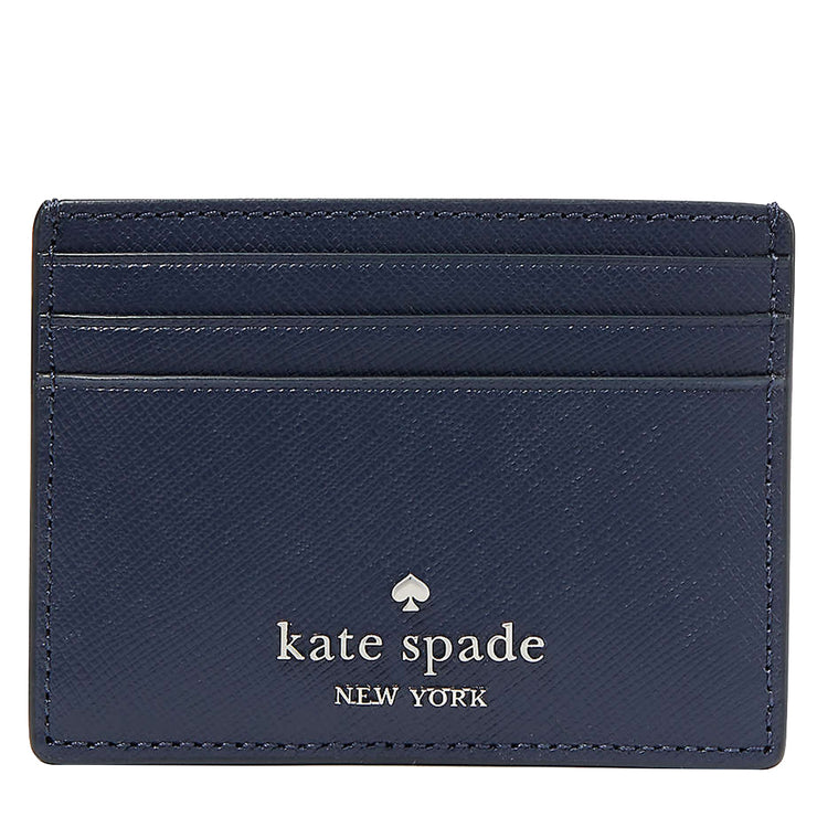 Buy Kate Spade Madison Saffiano Leather Small Slim Card Holder in Parisan Navy kc582 Online in Singapore | PinkOrchard.com