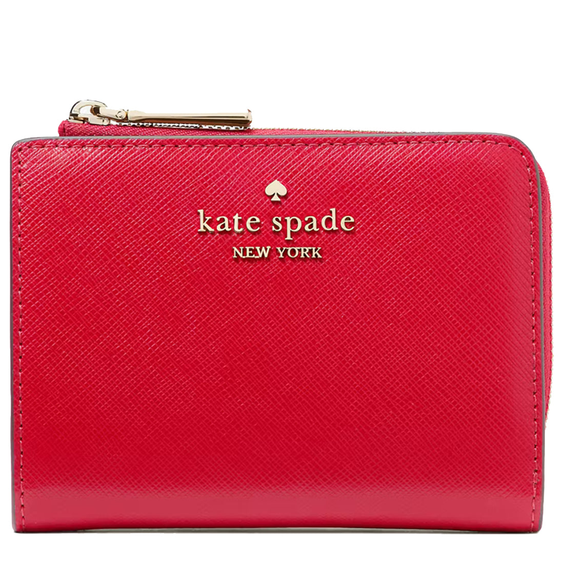 Buy Kate Spade Madison Small L Zip Wallet in Ruby Red KH615 Online in ...
