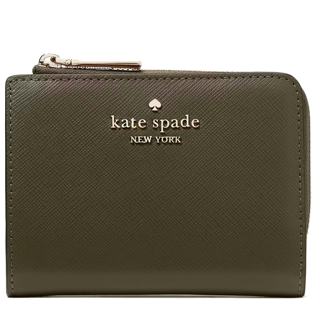 Buy Kate Spade Madison Small L Zip Wallet in Seaweed KH615 Online