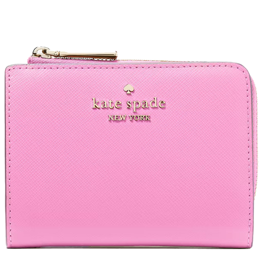 Buy Kate Spade Madison Small L Zip Wallet in Surf Pink KH615