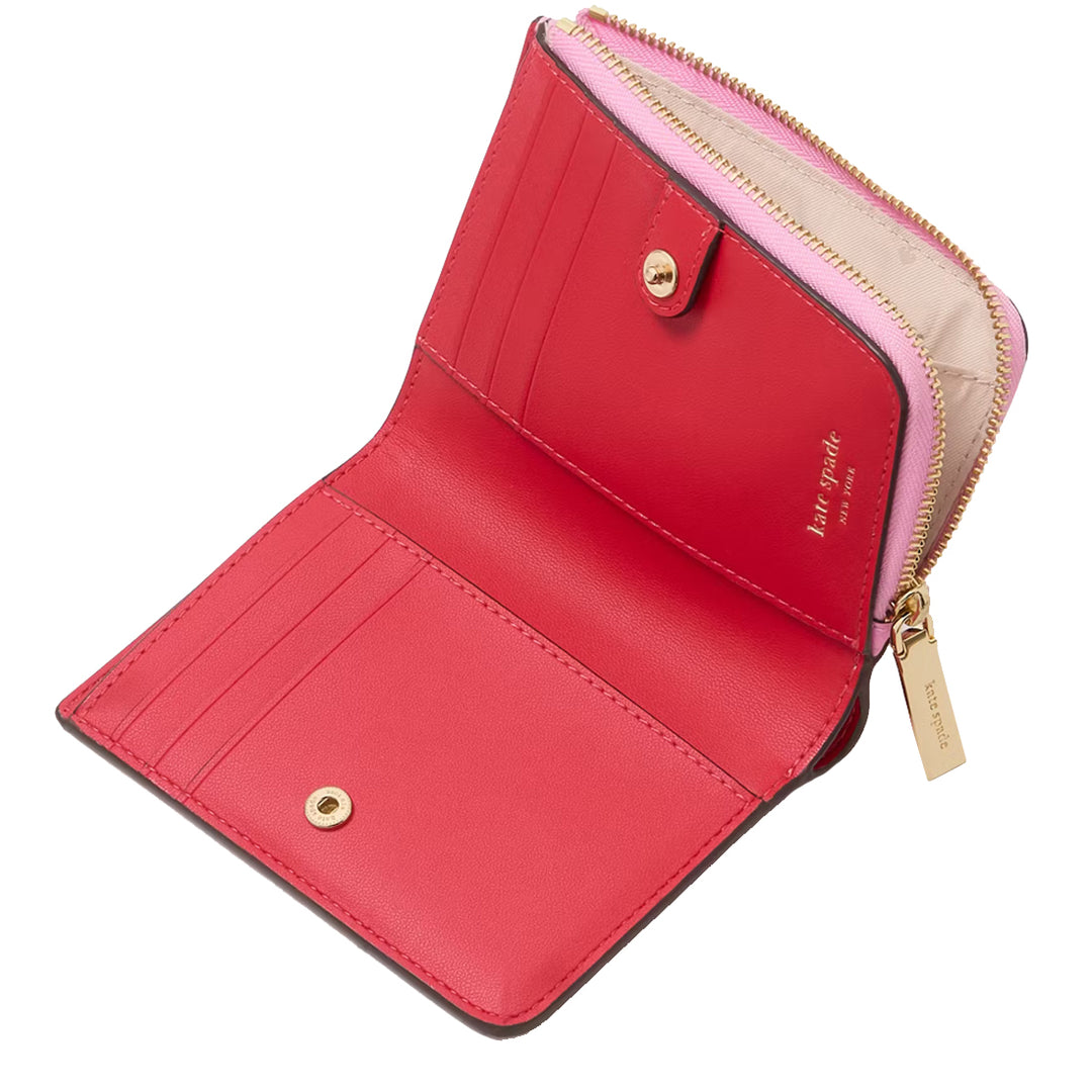 Buy Kate Spade Madison Small L Zip Wallet in Surf Pink KH615