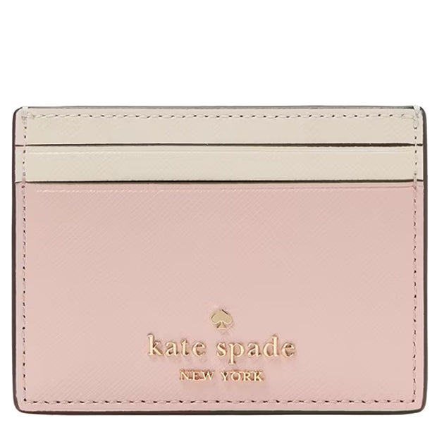 Buy Kate Spade Madison Small Slim Card Holder in Rose Smoke Multi KI369 Online in Singapore | PinkOrchard.com