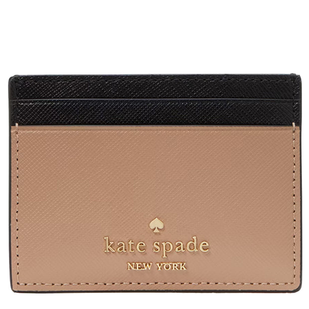 Buy Kate Spade Madison Small Slim Card Holder in Toasted Hazelnut Multi KI369 Online in Singapore | PinkOrchard.com