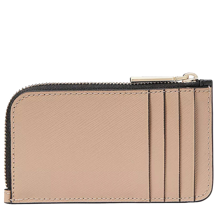Buy Kate Spade Madison Top Zip Card Holder in Toasted Hazelnut Multi kc518 Online in Singapore | PinkOrchard.com