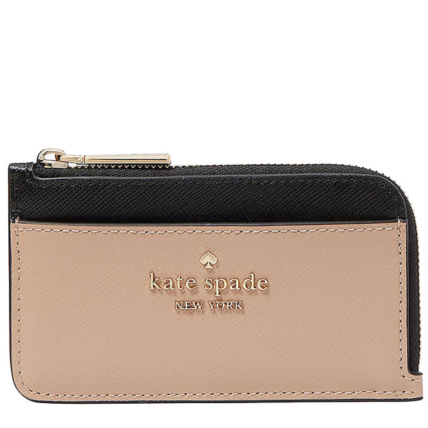 Buy Kate Spade Madison Top Zip Card Holder in Toasted Hazelnut Multi kc518 Online in Singapore | PinkOrchard.com
