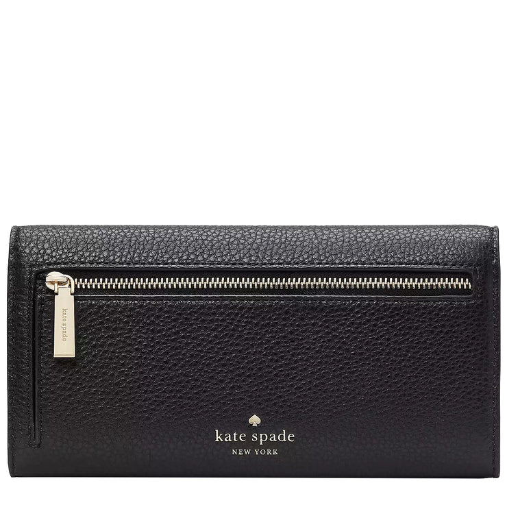 Buy Kate Spade Marti Large Slim Flap Wallet in Black k6402 Online in Singapore | PinkOrchard.com
