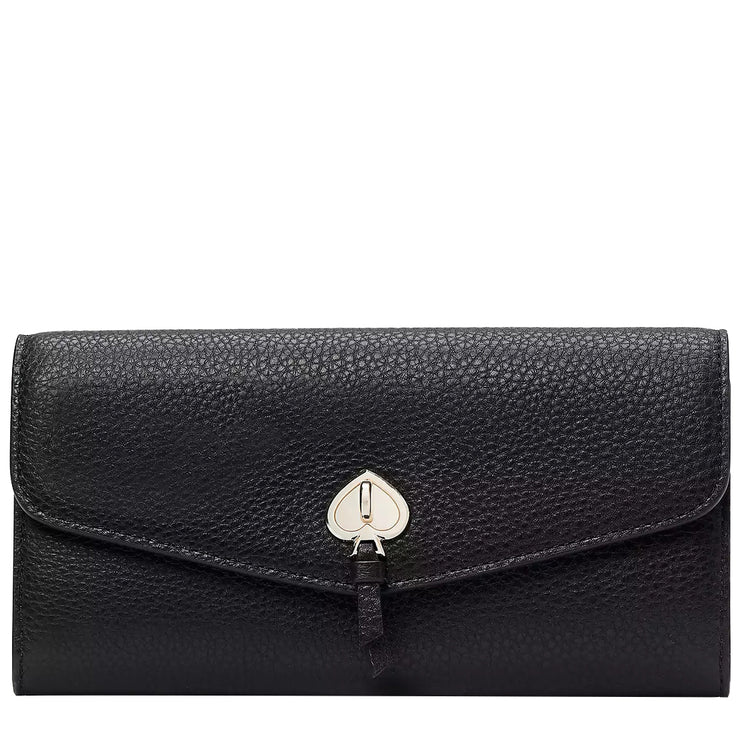 Buy Kate Spade Marti Large Slim Flap Wallet in Black k6402 Online in Singapore | PinkOrchard.com