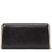 Back View of Kate Spade Morgan Bow Embellished Envelope Flap Crossbody Bag - Black KF927