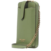 Side View of Kate Spade Morgan North South Crossbody Bag - Cedar Stand KE348