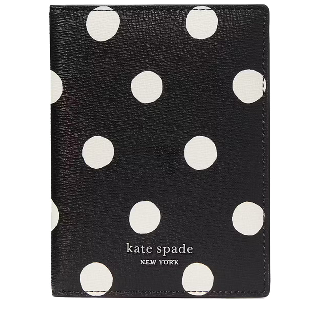 Buy Kate Spade Morgan Sunshine Dot Passport Holder in Black Multi