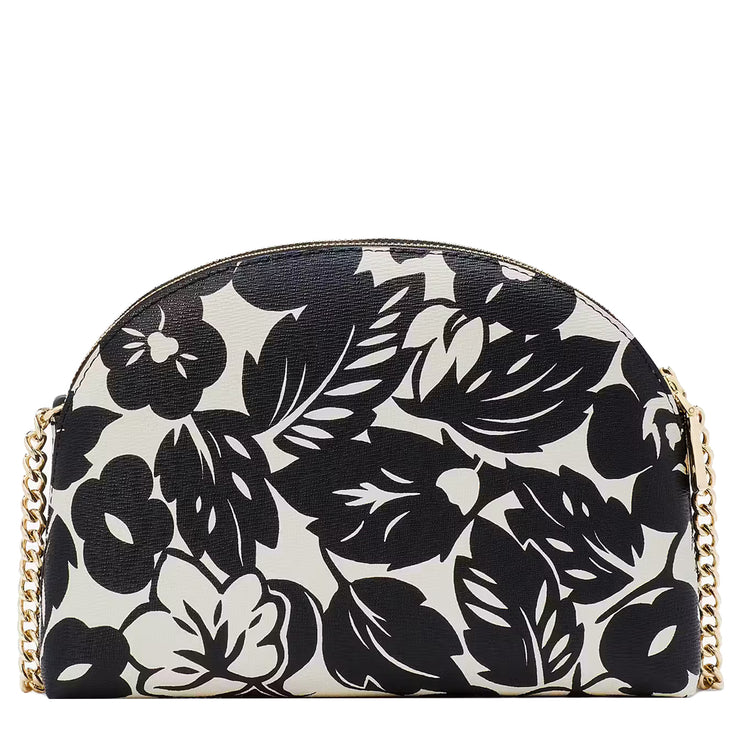 Buy Kate Spade Morgan Tropical Foliage Double Zip Dome Crossbody Bag in Black Multi KH142 Online in Singapore | PinkOrchard.com