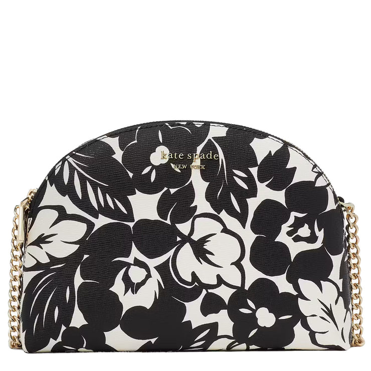 Buy Kate Spade Morgan Tropical Foliage Double Zip Dome Crossbody Bag in Black Multi KH142 Online in Singapore | PinkOrchard.com