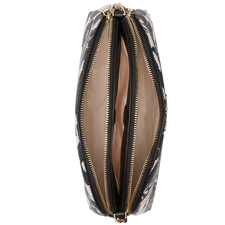 Buy Kate Spade Morgan Tropical Foliage Double Zip Dome Crossbody Bag in Black Multi KH142 Online in Singapore | PinkOrchard.com
