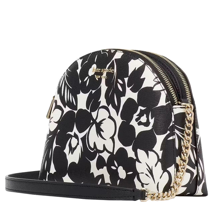 Buy Kate Spade Morgan Tropical Foliage Double Zip Dome Crossbody Bag in Black Multi KH142 Online in Singapore | PinkOrchard.com