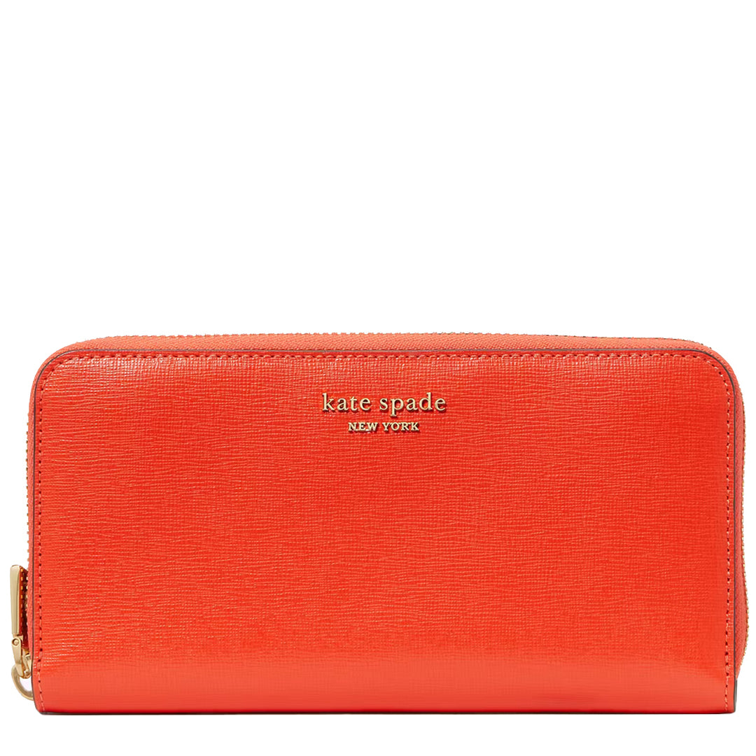 Buy Kate Spade Morgan Zip-Around Continental Wallet in Red Berry
