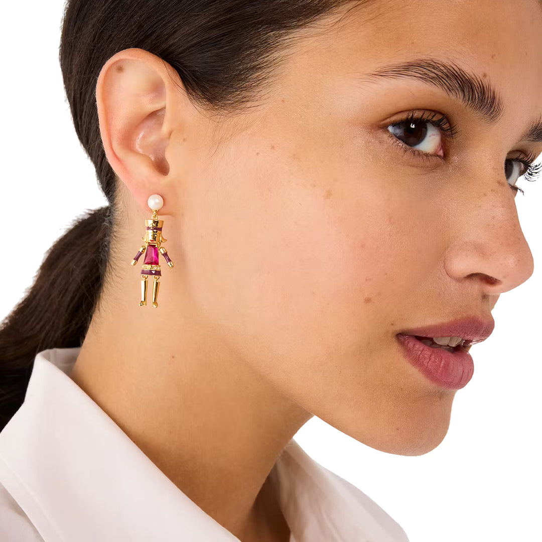 Buy Kate Spade Oh What Fun Nutcracker Earrings in Red Multi KK023