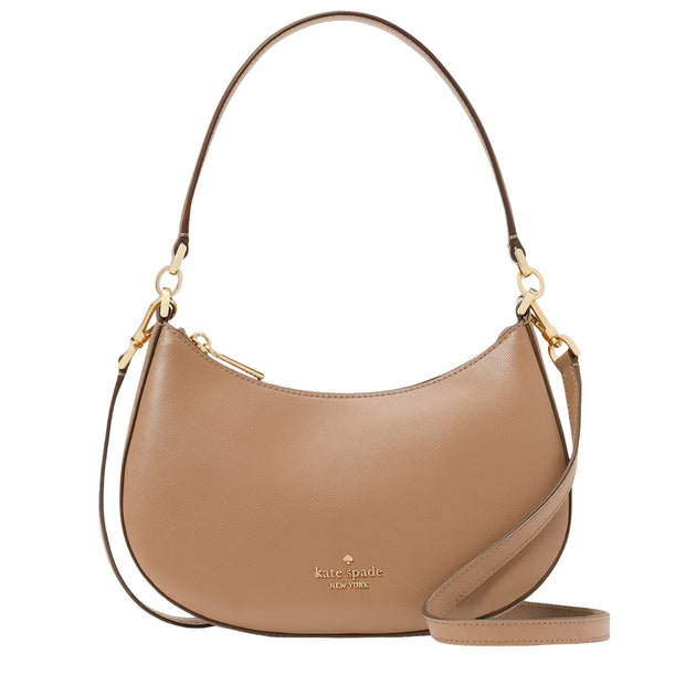 Front View of Kate Spade Paige Convertible Crossbody Bag - Light Fawn KK983