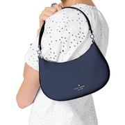 Model Carrying Kate Spade Paige Convertible Crossbody Bag - Parisian Navy KK983