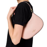 Model Carrying Kate Spade Paige Convertible Crossbody Bag - Rose Smoke KK983