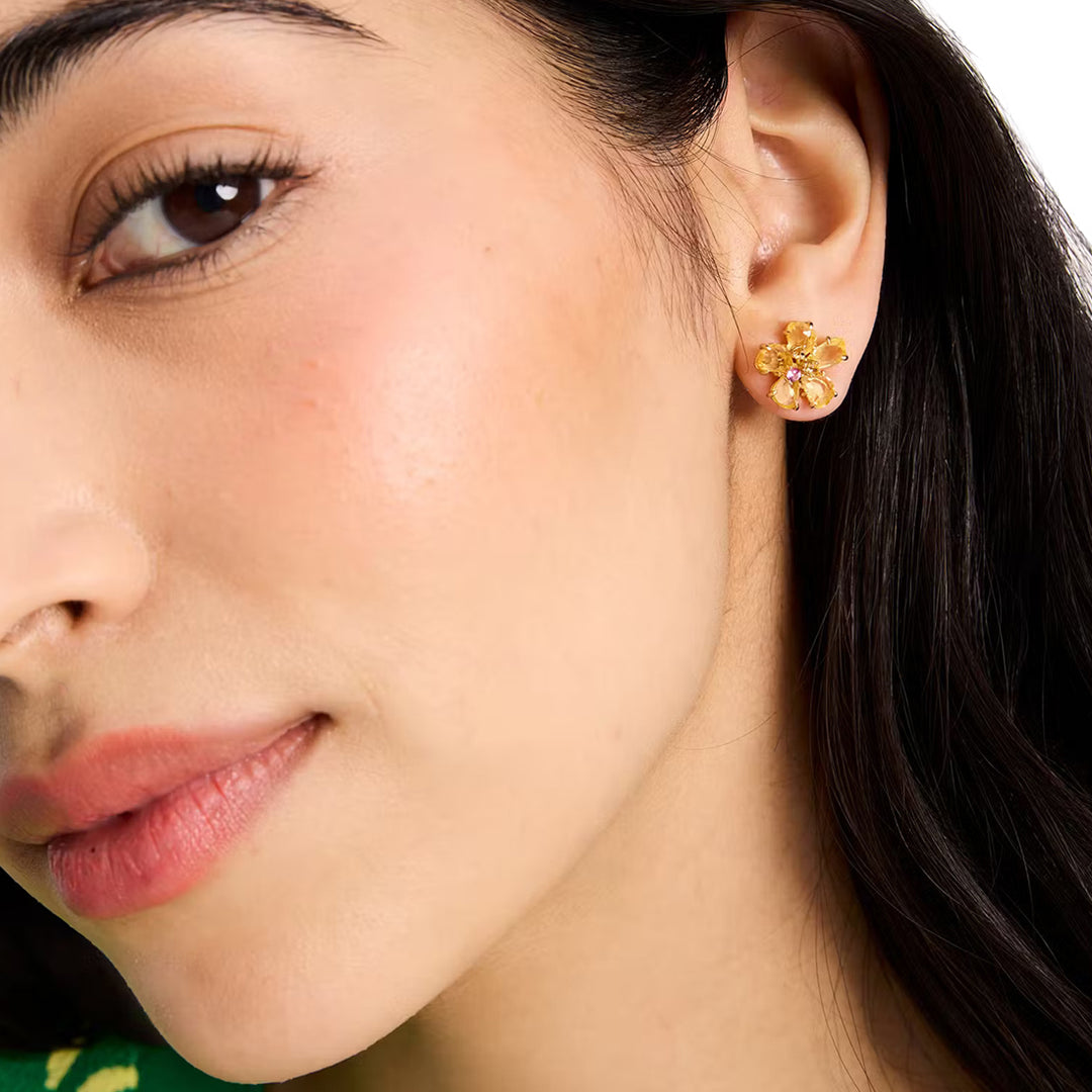 Kate spade flower studs store