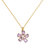 Front View of Kate Spade Paradise Mini Pendant Necklace - Multi KL455