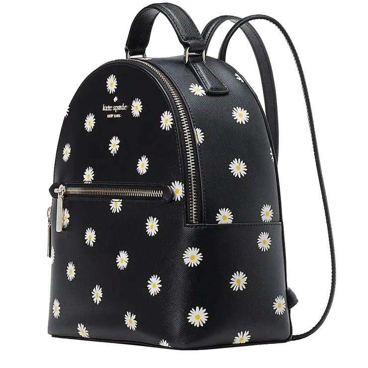 kate spade mini backpack black and white New York Kate Spade New York Spade Flower Quilting this elegant backpack is made from smooth quilted satin Kate Spade - Black Nylon