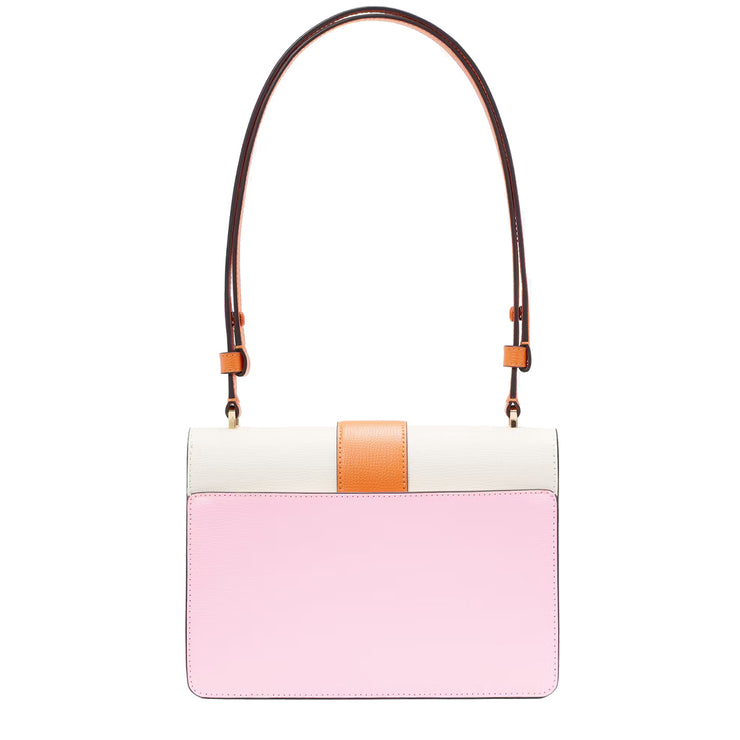 Back View of Kate Spade Phoebe Turnlock Shoulder Bag - Pink Horizon Multi KK138