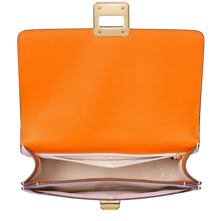 Interior View of Kate Spade Phoebe Turnlock Shoulder Bag - Pink Horizon Multi KK138