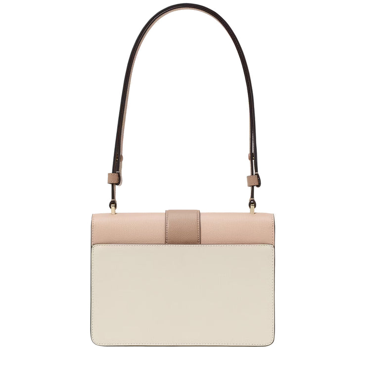 Back View of Kate Spade Phoebe Turnlock Shoulder Bag - Toasted Hazelnut Multi KK138
