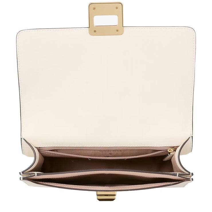 Interior View of Kate Spade Phoebe Turnlock Shoulder Bag - Toasted Hazelnut Multi KK138