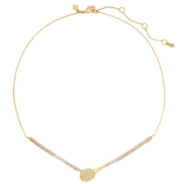 Buy Kate Spade Queen Of The Court Tennis Necklace in Clear/ Gold kg171 Online in Singapore | PinkOrchard.com