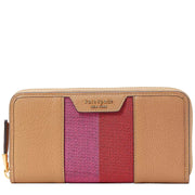 Buy Kate Spade Racing Stripe Zip-around Continental Wallet in Bungalow Multi K8888 Online in Singapore | PinkOrchard.com