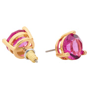 Back & Side View of Kate Spade Rise And Shine Studs Earrings - Fuchsia KL121
