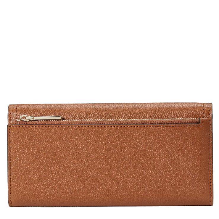 Kate Spade Rosie Large Flap Wallet in Warm Gingerbread KB014