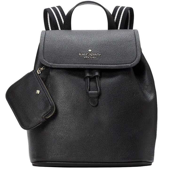 Kate Spade Rosie Medium Flap Backpack Bag in Black kb714