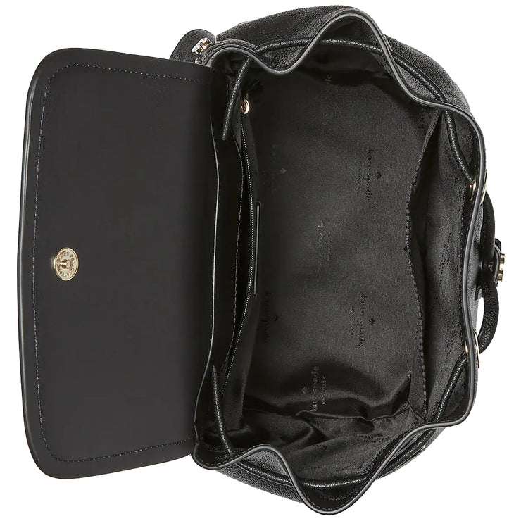Kate Spade Rosie Medium Flap Backpack Bag in Black kb714