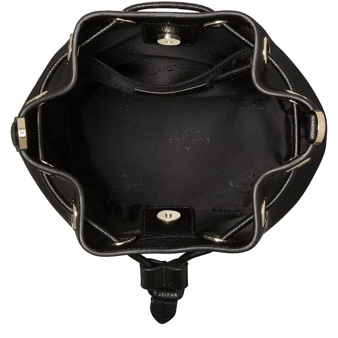 Kate Spade Rosie black pebbled leather mini bucket bag KC740 Kate-Spade-Rosie-Small-Bucket-  main image 2